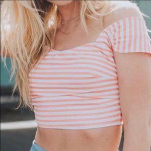 Albion Fit Peachy Keen Crop Top